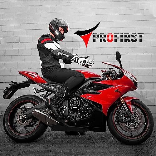 Motorbike Leather Boots Motorcycle Waterproof Shoes Armored Boot Protection Anti Slip Racing Sports R75648