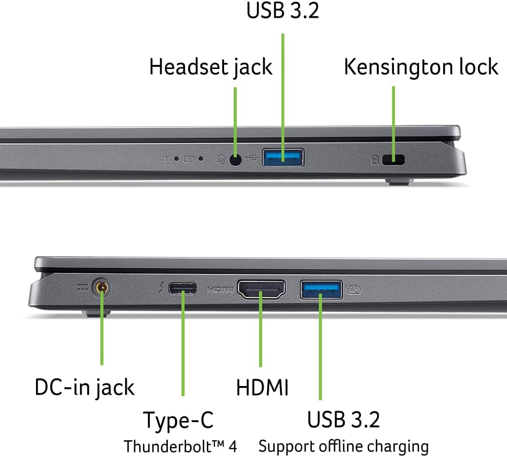 15.6" Full HD IPS Intel Core 5 120U 16GB LPDDR5 512GB Gen4 SSD Laptop Y1162