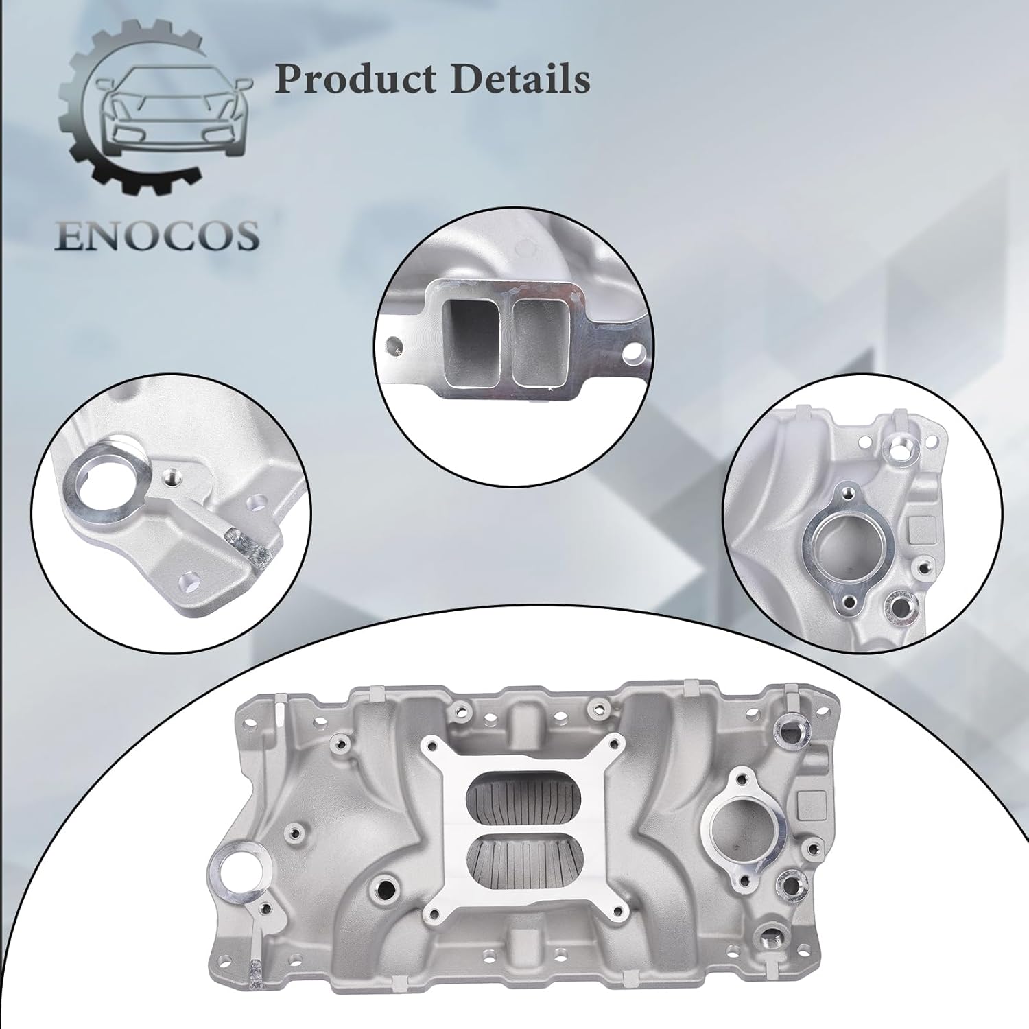 Dual Plane Intake Manifold for Small Block V8 E676
