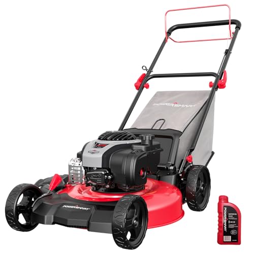 21" 140cc Self Propelled Lawn Mower with 6-Position Adjustable Cutting Height V102037