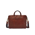 Leather Messenger Briefcase Laptop Bag S93286