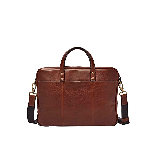 Leather Messenger Briefcase Laptop Bag S93286