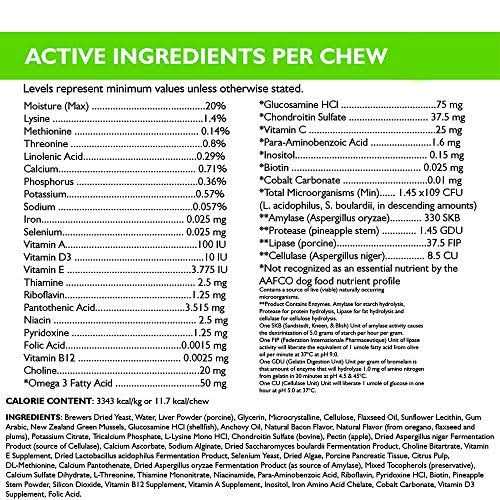 60 Chews Dog Vitamin Bites F987