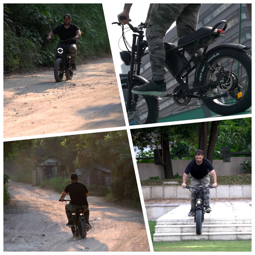 20" x 4.0 Electric Bike with 750W Brushless Motor, 48V 15.6Ah Removable Battery, Shimano 7-Speed Transmission N75239