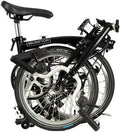 Black 6 Speed Folding Bike U3693