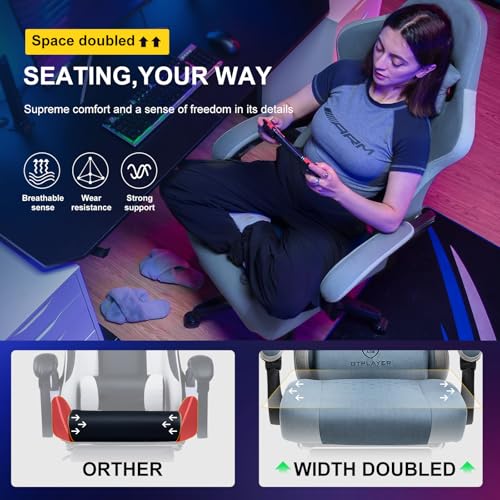 Gaming Chair with Pocket Spring Cushion and Footrest C786