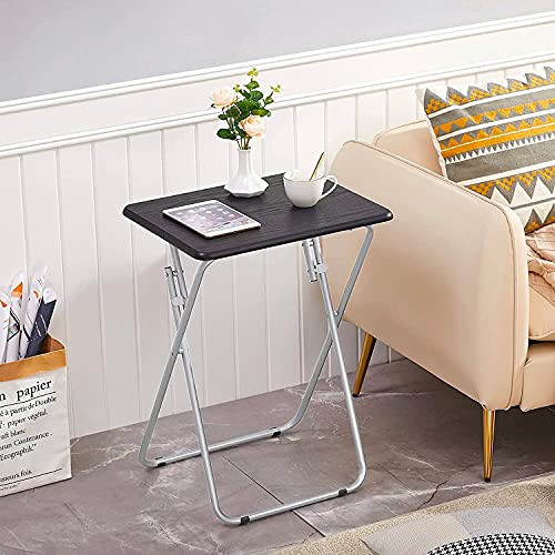 Black Folding TV Trays Set of 2 S2623