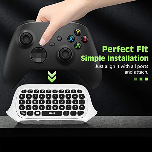 Green Backlight Wireless Chatpad Keyboard for Xbox G319