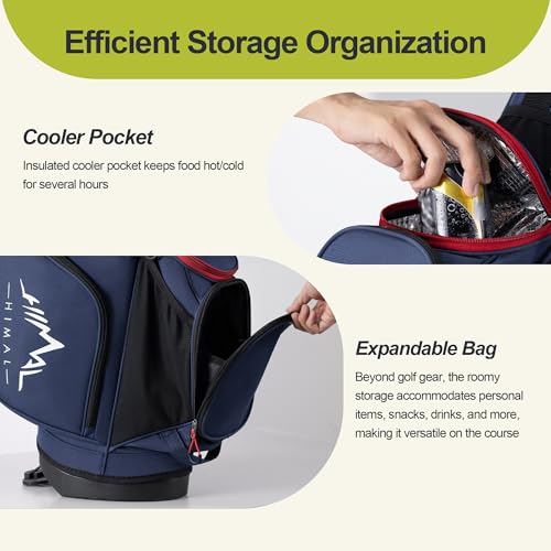14 Way Golf Stand Bag with 10 Pockets W256261