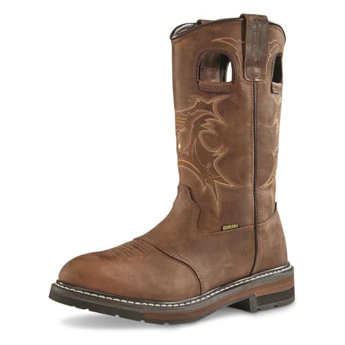 Leather Waterproof Western Work Boots G19144