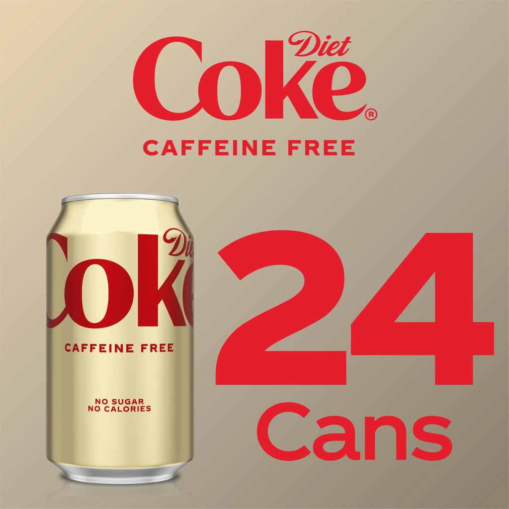 Caffeine Free Soda Pop, 12 fl oz, 24 Pack Cans T659499