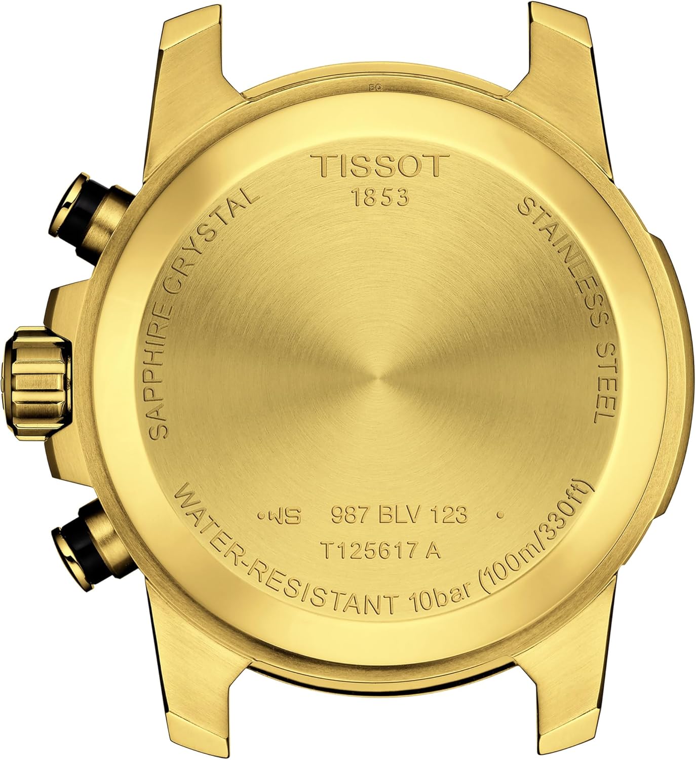 316L Stainless Steel case with Yellow Gold PVD Coating Quartz Watches, Grey, Stainless Steel A209