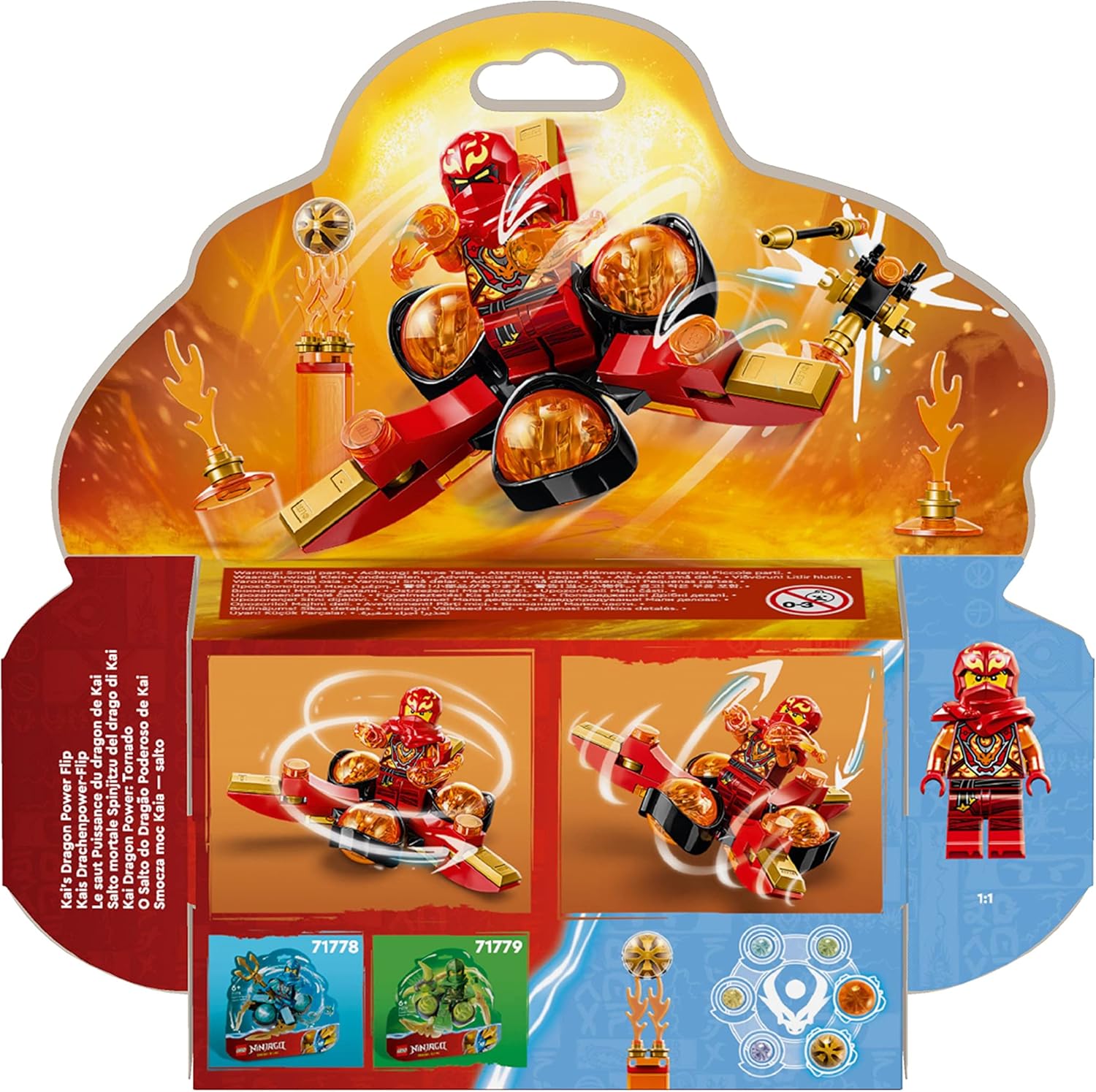 Red Ninja Toy Building Set with Kai Minifigure Y14913