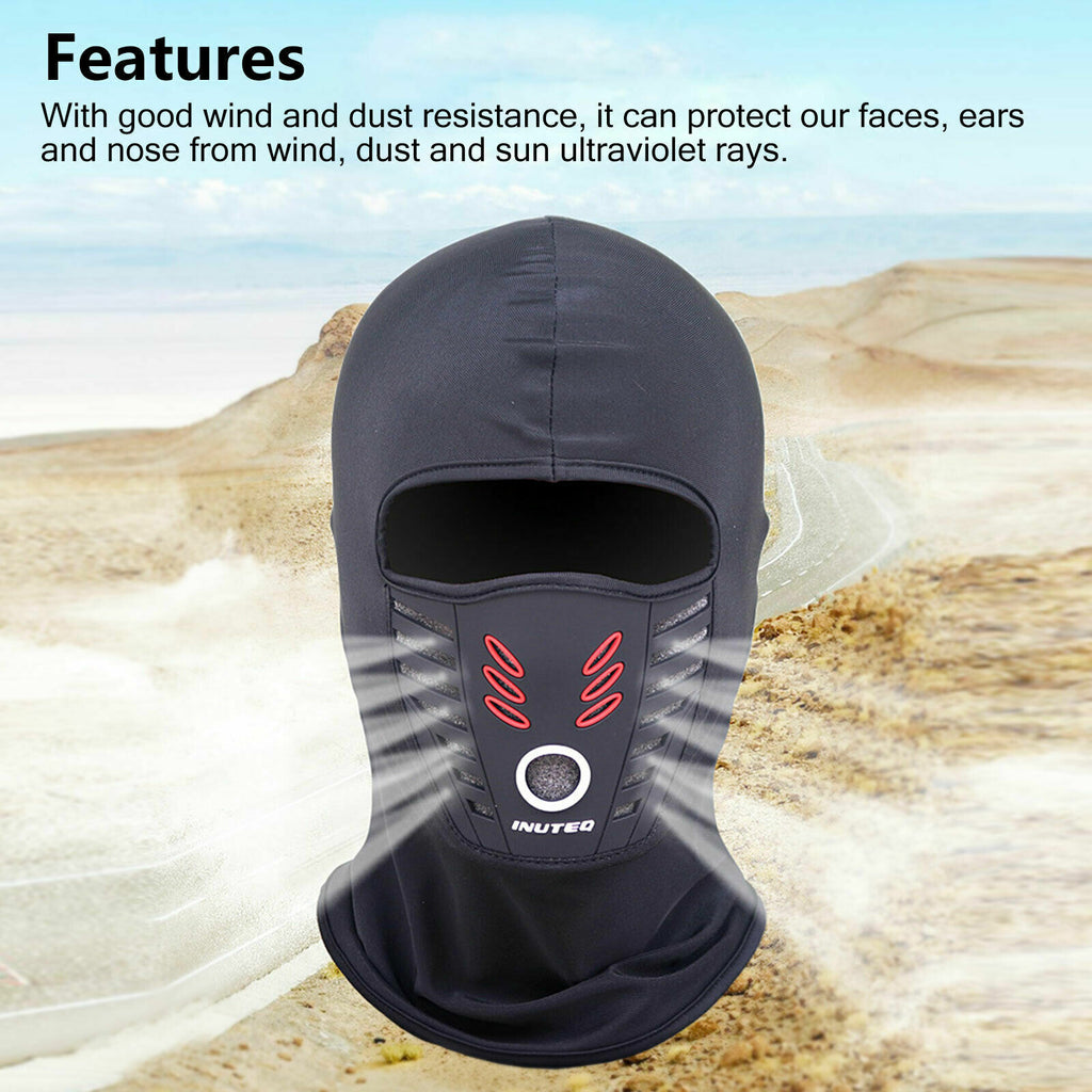 Black Tactical Balaclava Full Face Mask U2624