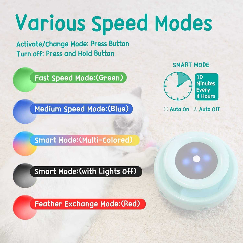 2-in-1 Interactive Automatic Cat Toy Balls J531