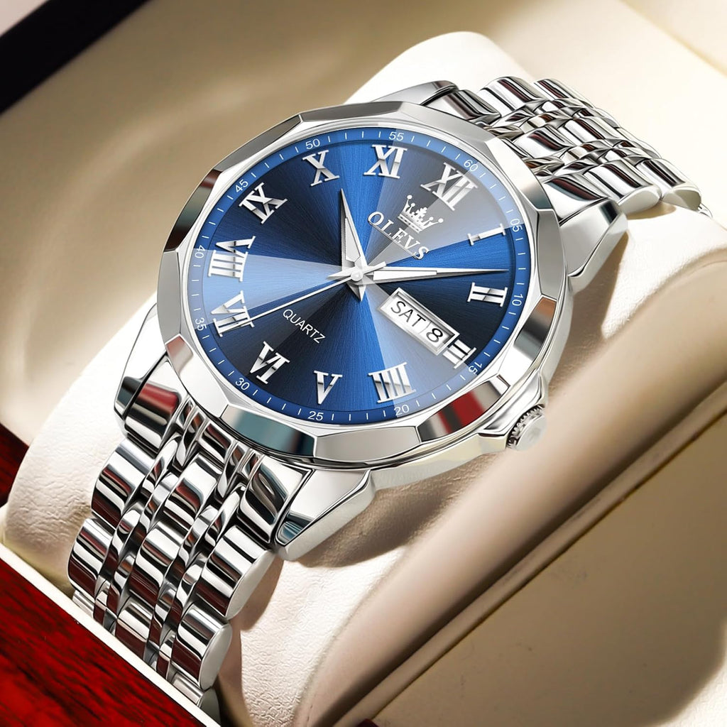 Stainless Steel Quartz Men Watch with Date C2012