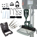 Bench Drill Locator Set, Square Hole Chisel Drilling Machine Woodworking Mortiser Location Tool, Mortising Attachment Kit A72211