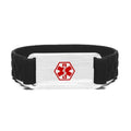 Stainless Steel Medical Alert ID Bracelet J2899