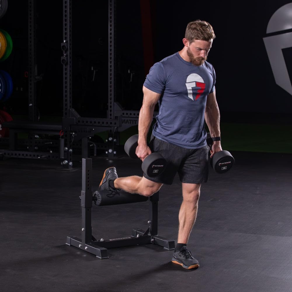 Single Leg Squat Roller Stand-Alone Bulgarian Split Squat Machine Q407391