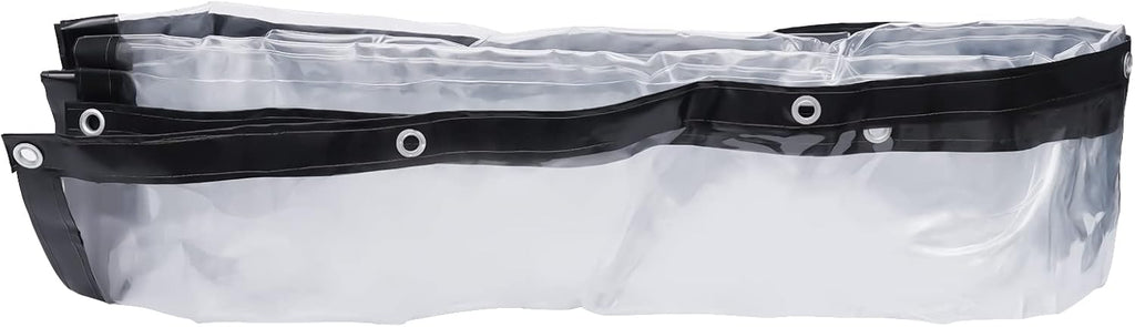 8×20FT Clear PVC Waterproof Tarp Curtain V137