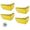 Set of 4 Metal Furniture Sofa Legs Q24664