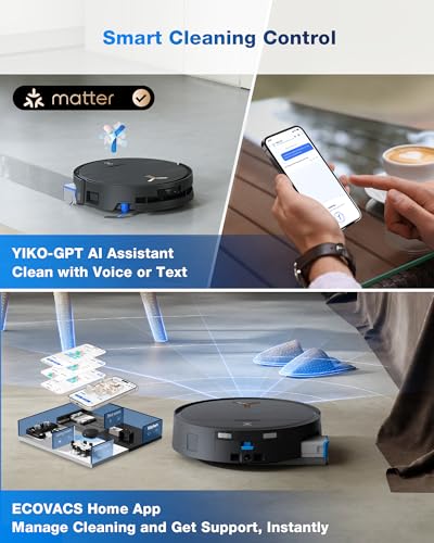 Robot Vacuum and Mop with 16,600Pa Suction U8522