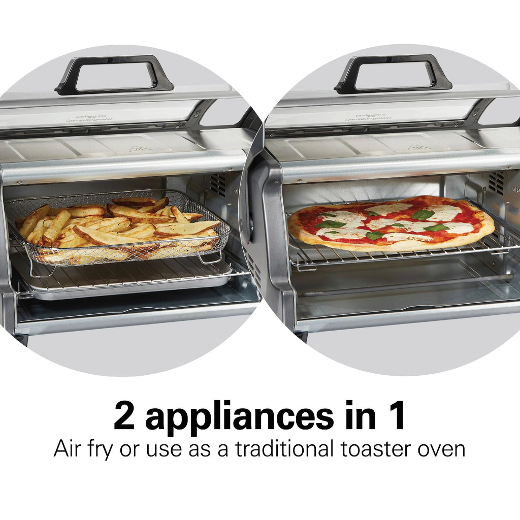 Sure-Crisp Air Fryer Toaster Oven, 6 Slice, Stainless Steel D11761