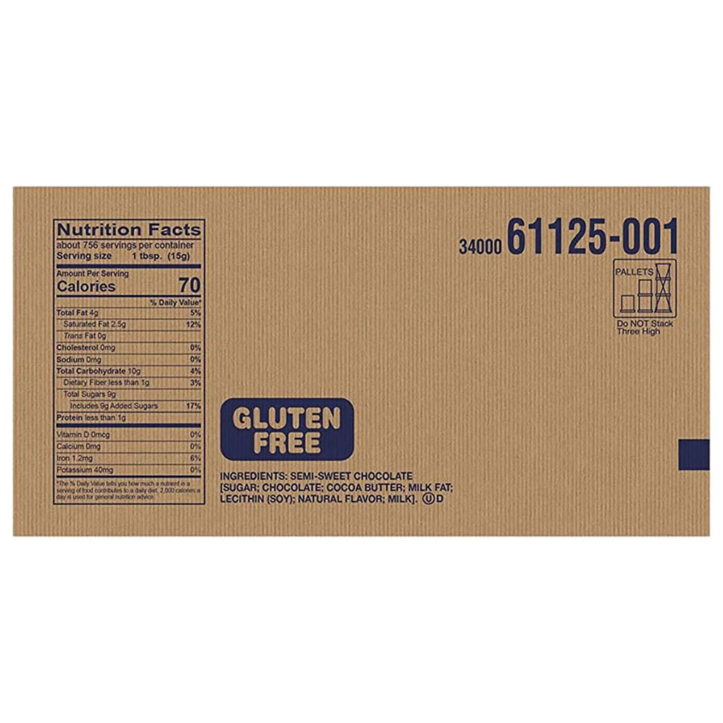25 Pound Semi Sweet Chocolate Chips R628