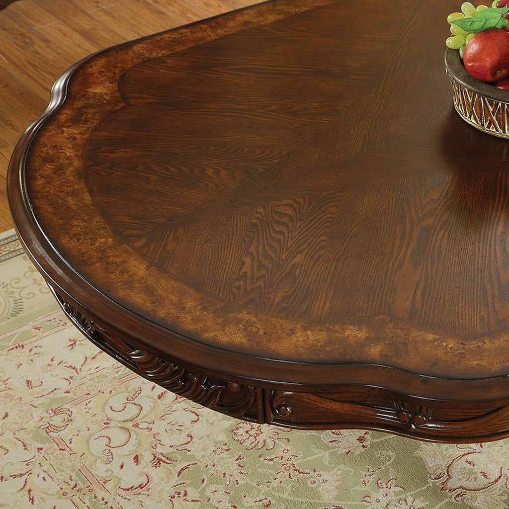 Cherry Solid Wood 7-Piece Dining Table Set A11809