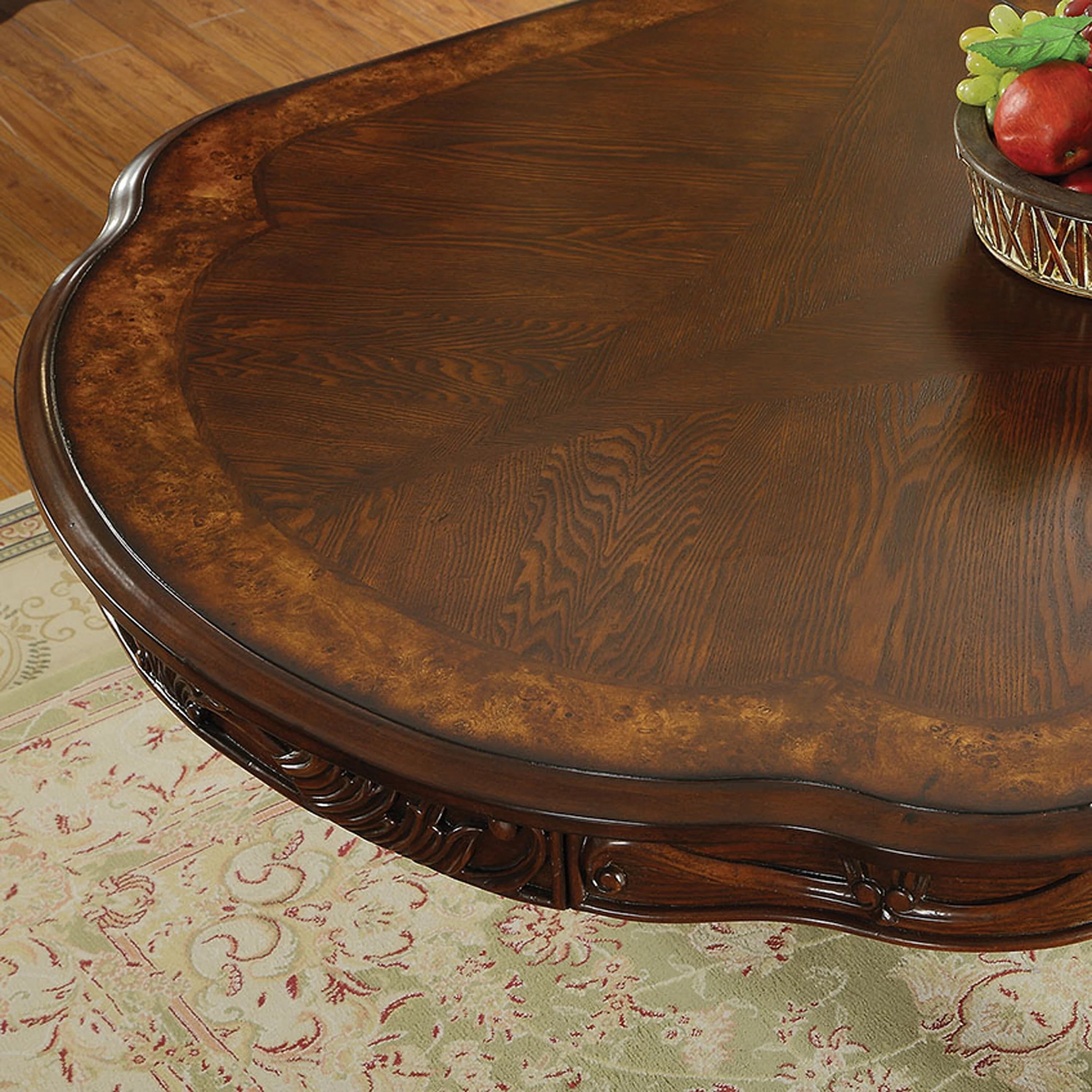 Cherry Solid Wood 7-Piece Dining Table Set A11809