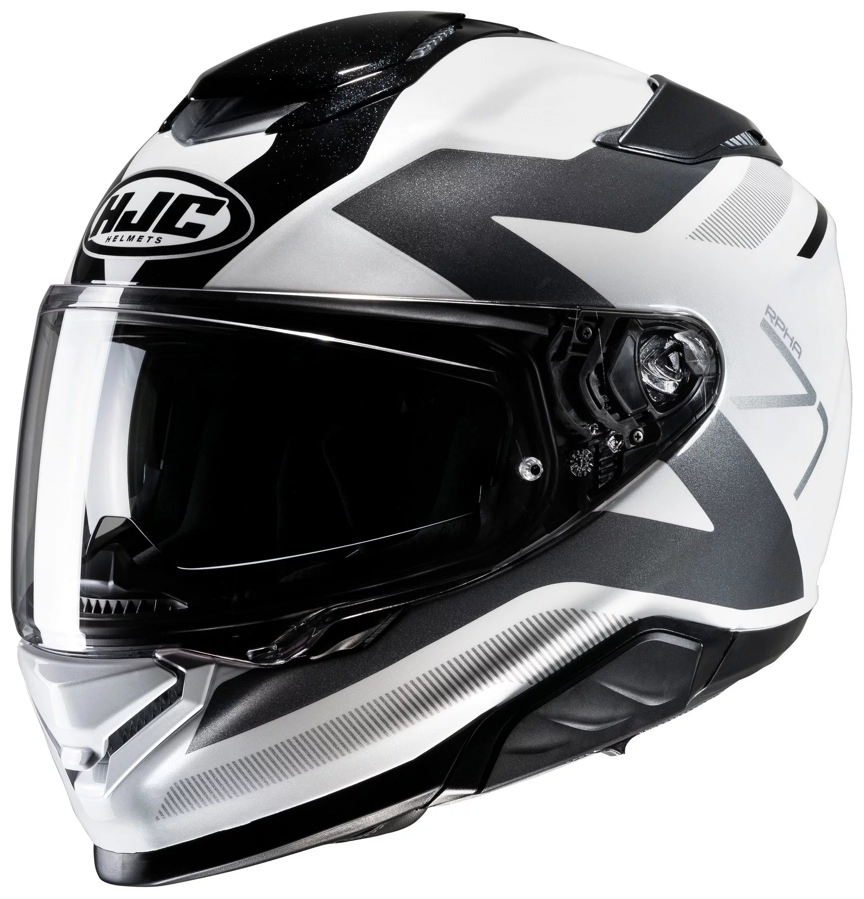 Gray/White Motorcycle Helmet M249