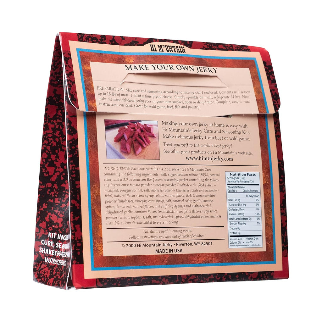 BOURBON BBQ BLEND Jerky Seasoning and Cure Kit Q3703