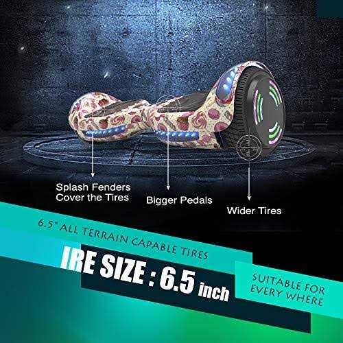 6.5 inch Self Balancing Scooter with Bluetooth LED Wheels D74814