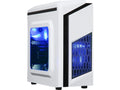 White SPCC Micro ATX Mini Tower Computer Case L707