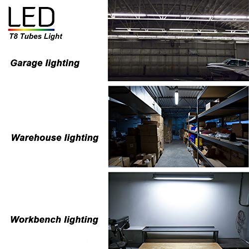 25-Pack 8ft 45W 5000K 4500LM Frosted LED Tube N561