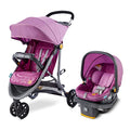 3-Wheel Lightweight Travel System Infant Car Seat and Stroller Combo W602281