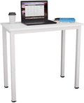 White 31.5 inches Small Computer Desk R4643