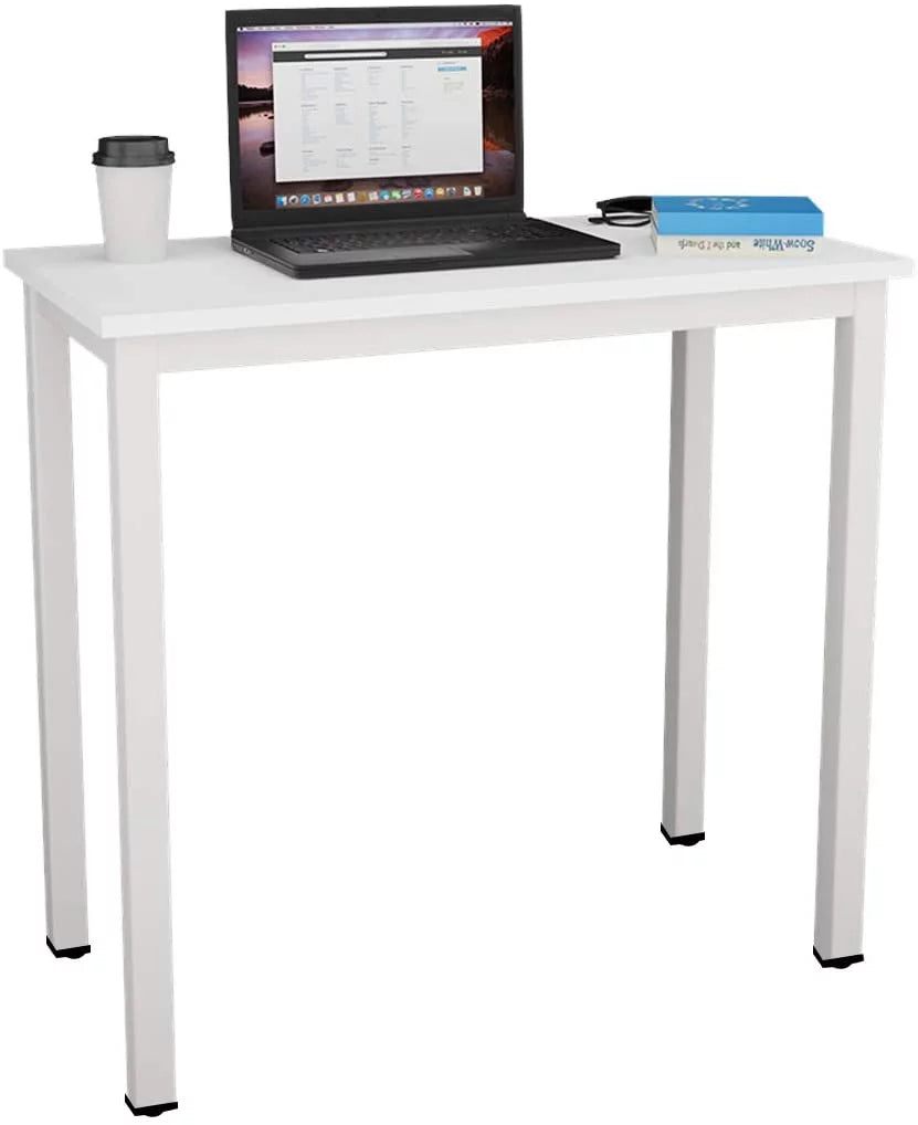White 31.5 inches Small Computer Desk R4643