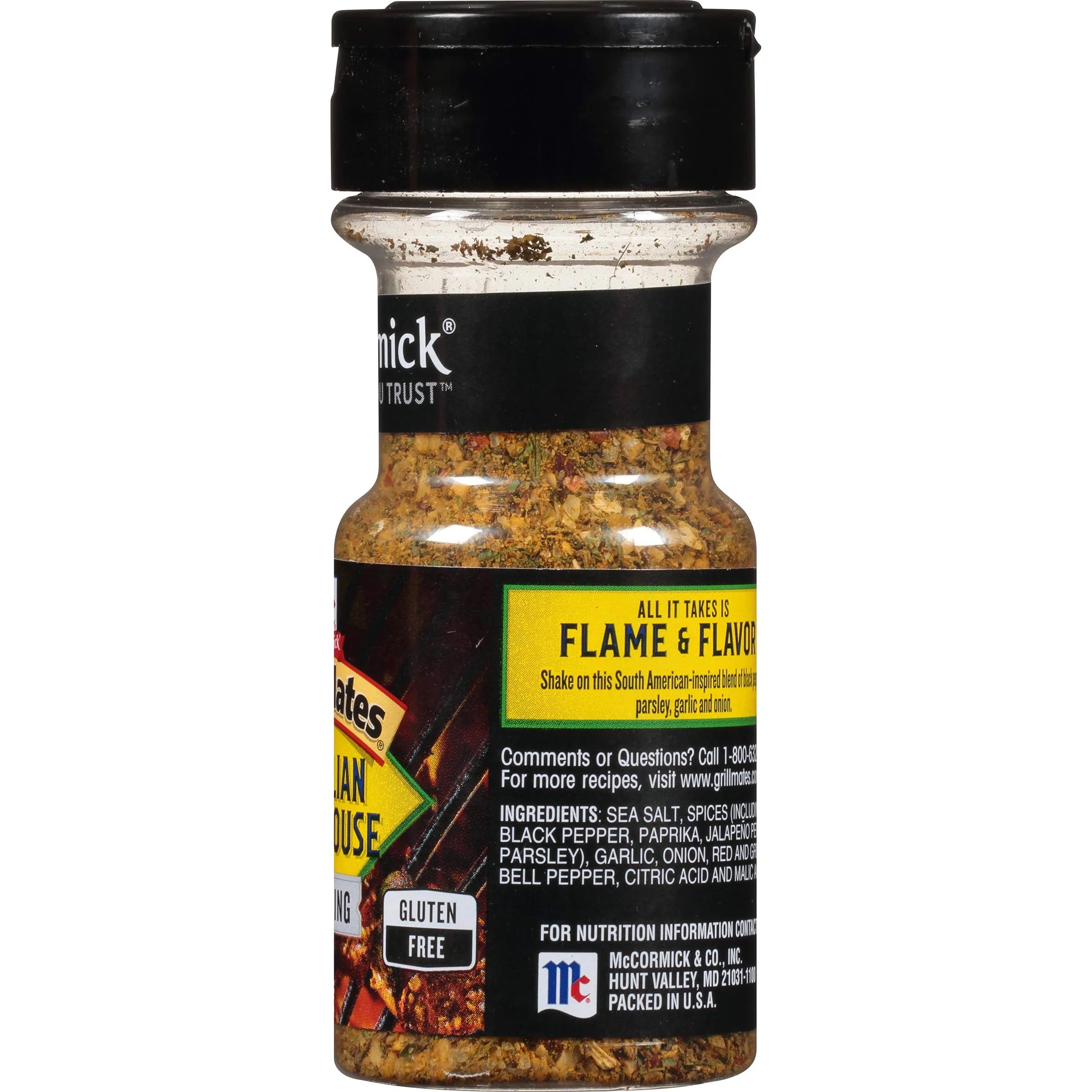 Brazilian Steakhouse Seasoning, 2.12 Ounce Bottle, Pack Of 5 K956231