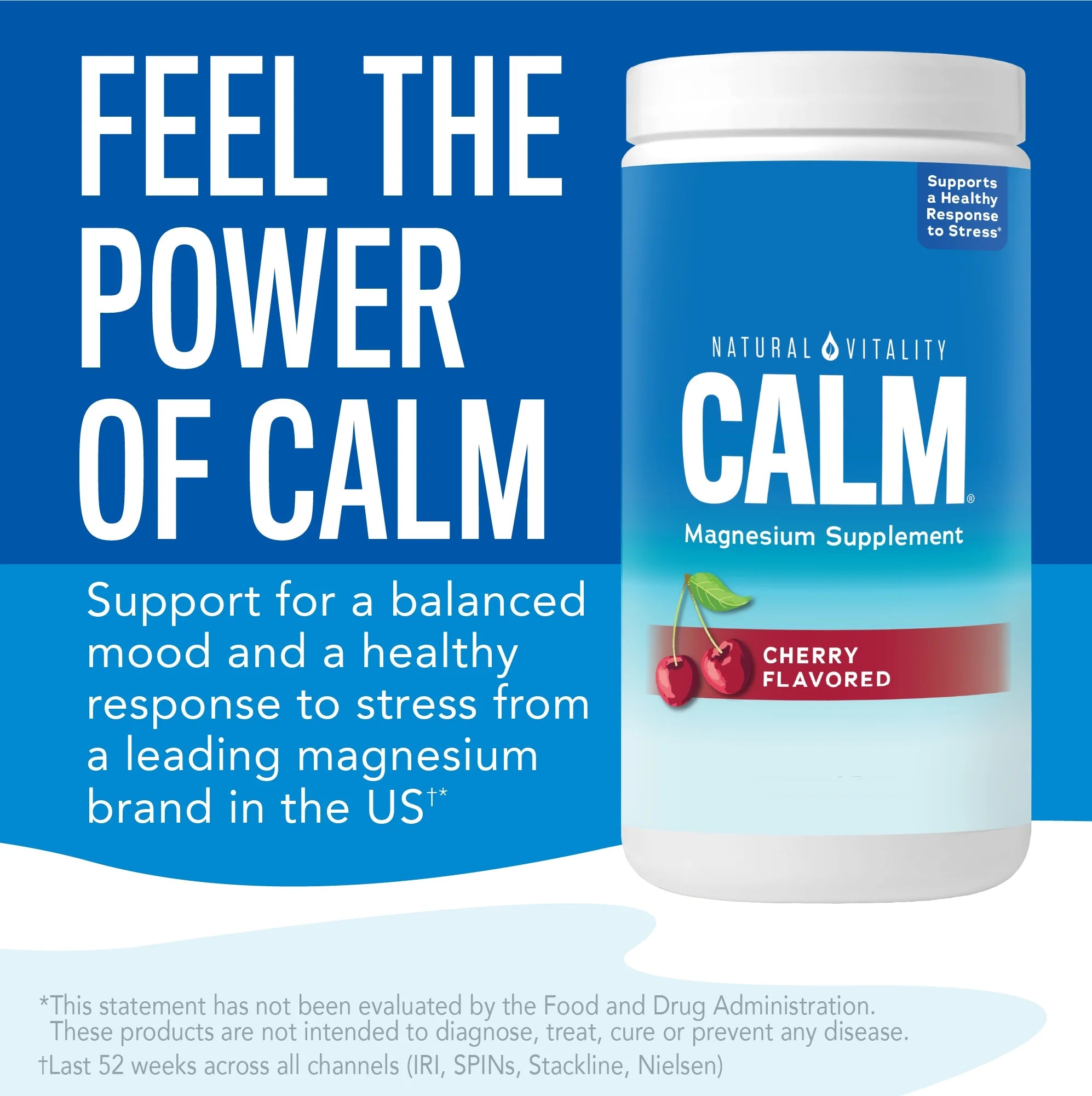 Cherry Magnesium Powder Supplement, 16 Ounces C94323