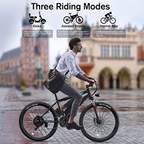 27.5" 500W Electric Mountain Bike with 48V 499WH Removable Lithium Battery N1314