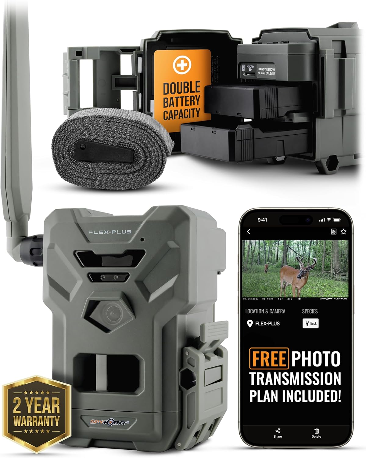 Cellular Trail Camera with 36MP Photos and 1080p Videos X81629