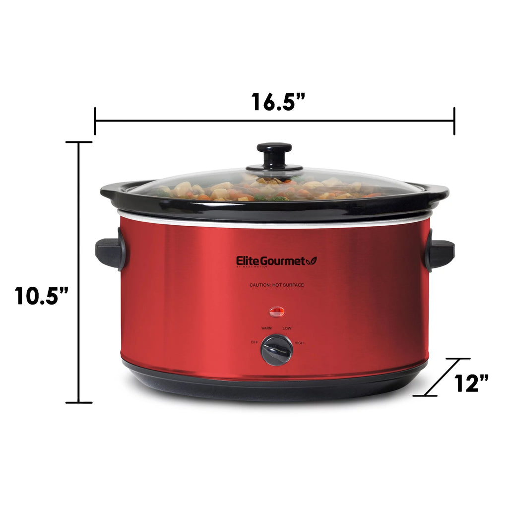 8.5Qt Stainless Steel Slow Cooker Y36196