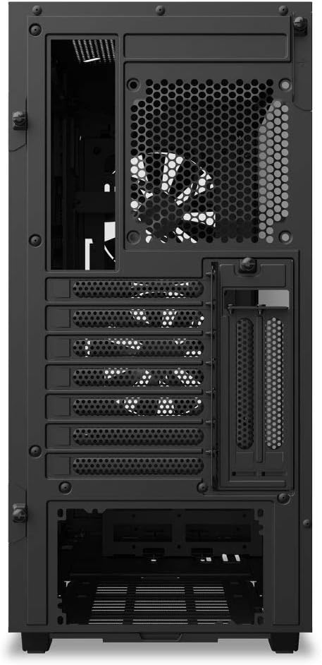Black Mid-Tower ATX PC Case with Dual-Tempered Glass Panel N225