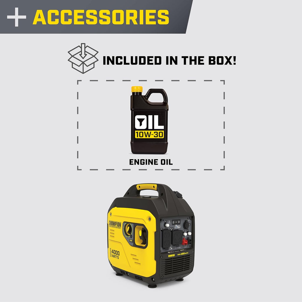 4000-Watt Portable Inverter Generator V859012