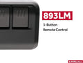 Dark Gray 3-Button Garage Door Opener Remote Control L413260