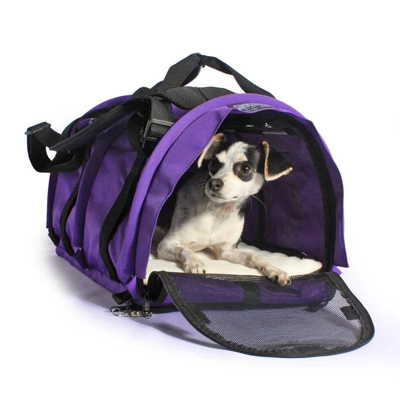 Flexible Height Pet Carrier Large Bordeaux D1181