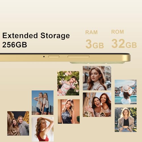 Gold 6.6 Inch 32GB Android Phone L5848