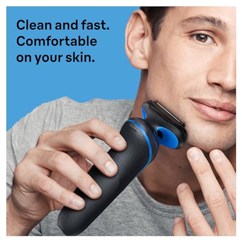 Black 5 Piece Set Electric Foil Shaver with Beard Trimmer H69898