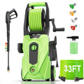 Electric Pressure Washer 5000 PSI 4.0 GPM with 33ft Hose, 4 Nozzle and Foam Cannon, Green Z3417